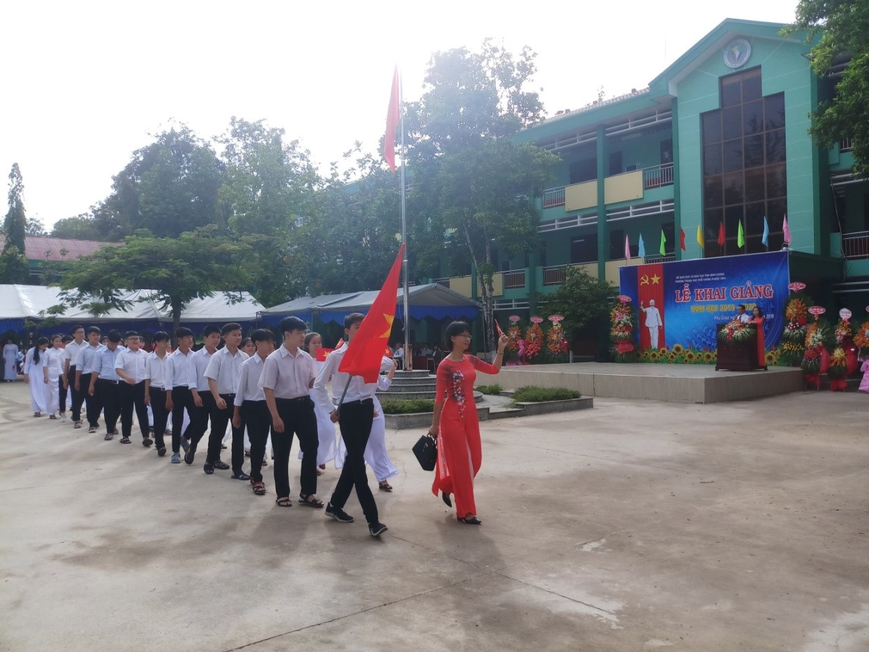 Trường THPT Phước Vĩnh khai giảng năm học 2019-2020